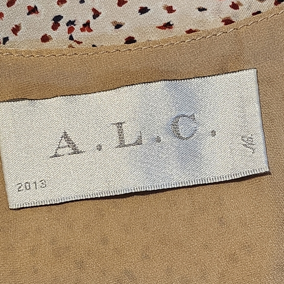 A.L.C. SS 2013 Silk Confetti Print Slip Dress - Picture 4 of 5